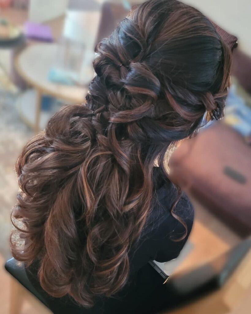 Ponytail Bridesmaid Hairstyle