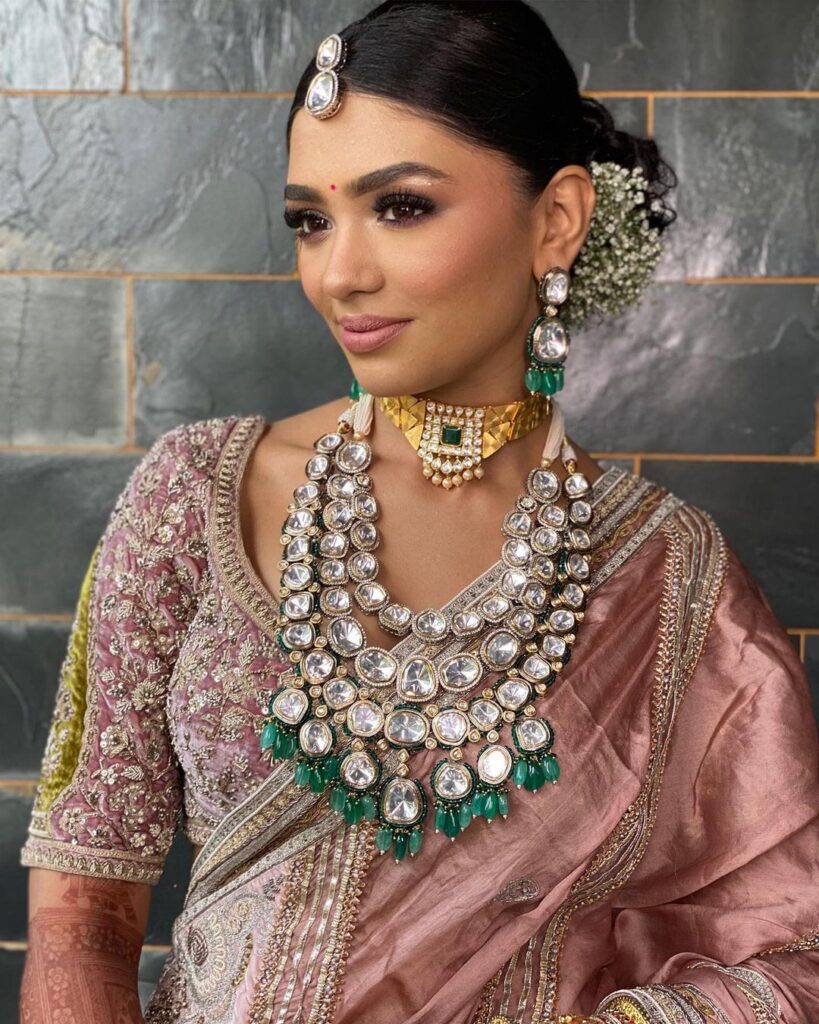 bridal jewellery polki set