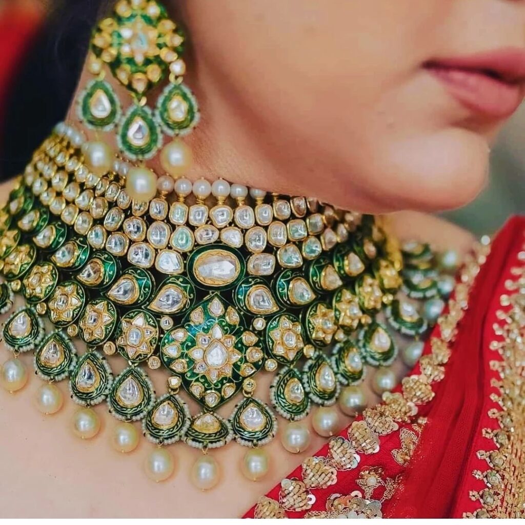 Indian Bridal Jewellery Set: Trendy Wedding Jewellery & Dulhan Set Online |  Mirraw