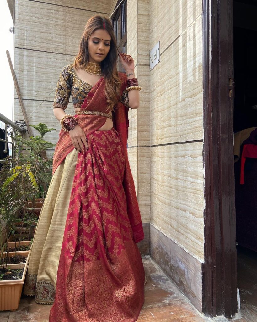 Different Lehenga Draping Style