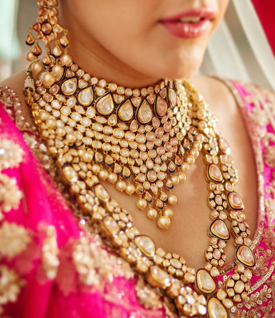 30 Polki Set, Necklace, Earrings Designs To Elevate Your Look - Wedbook