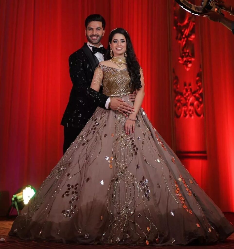 age 18 party wear princess gowns for indian wedding reception