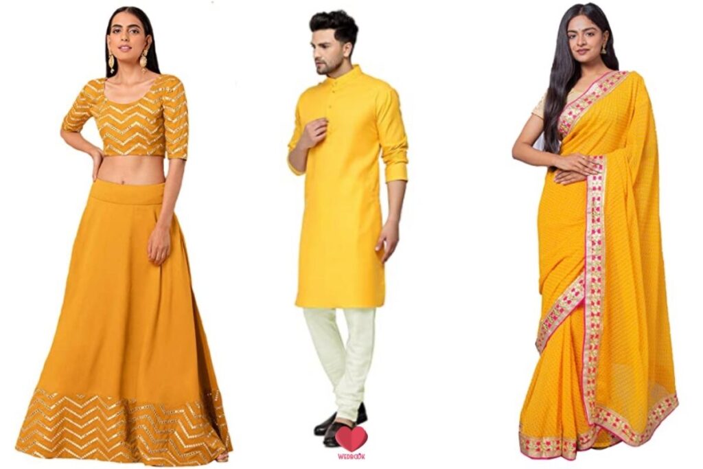 Haldi Function Dresses Online