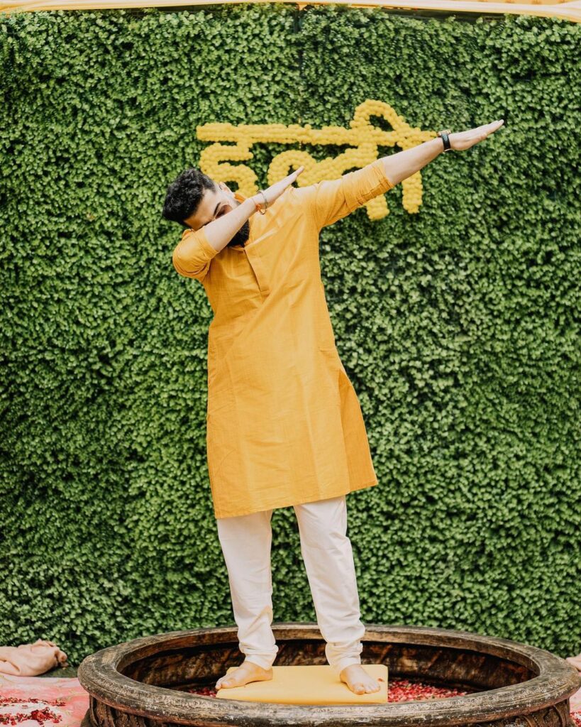 Haldi Decoration For Groom