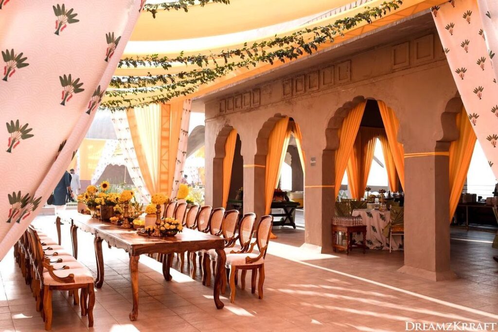 Wedding Decor For Haldi