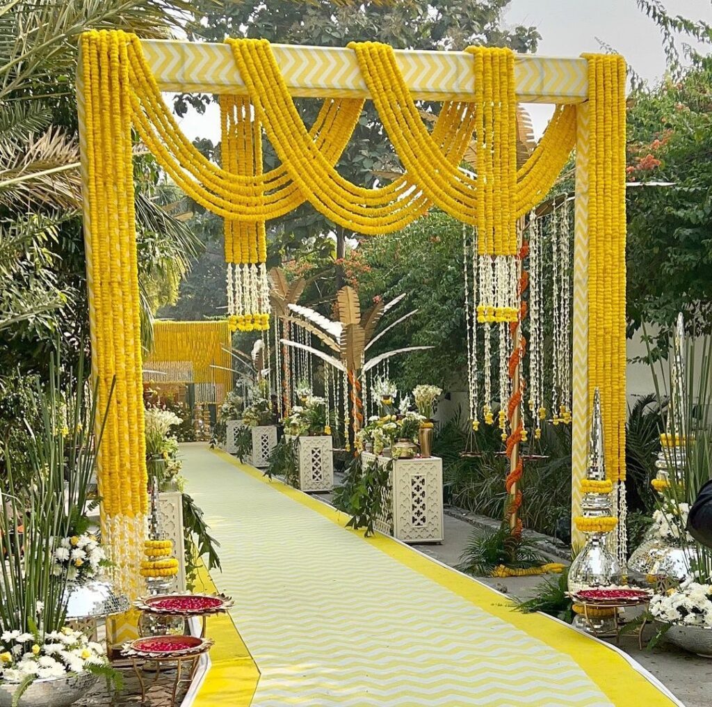 Haldi Decoration For Boy