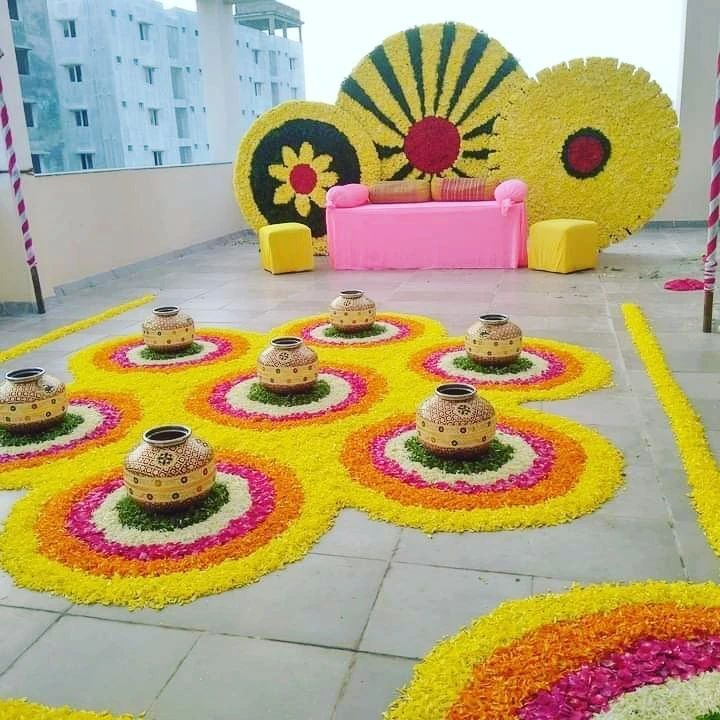 Haldi Home Decor Idea