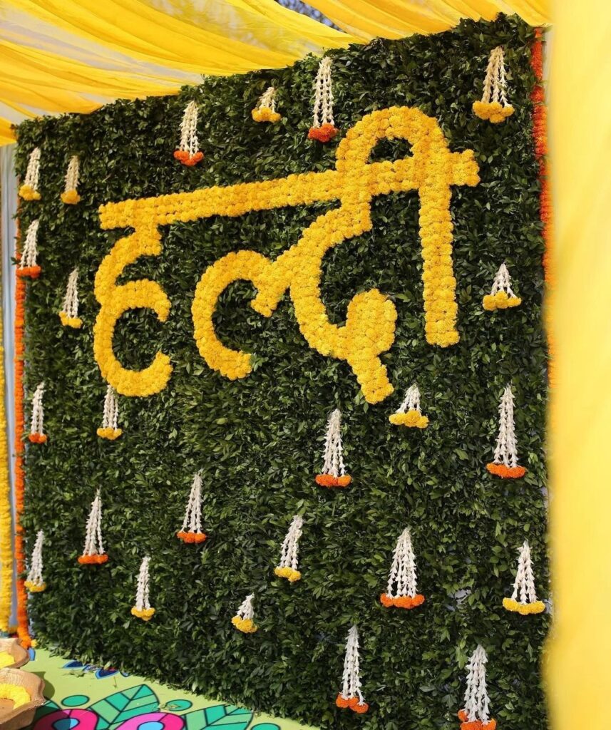 Haldi Decoration Idea