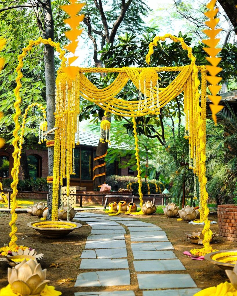 Haldi Entrance Decor