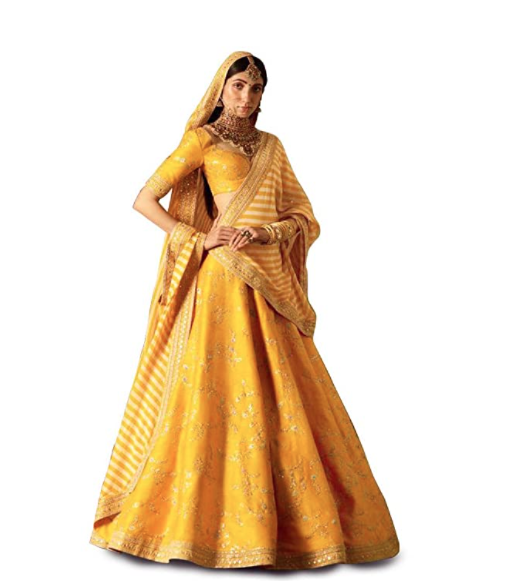 Haldi Function Dresses Online