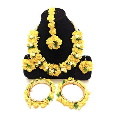 Floral Jewelry For haldi