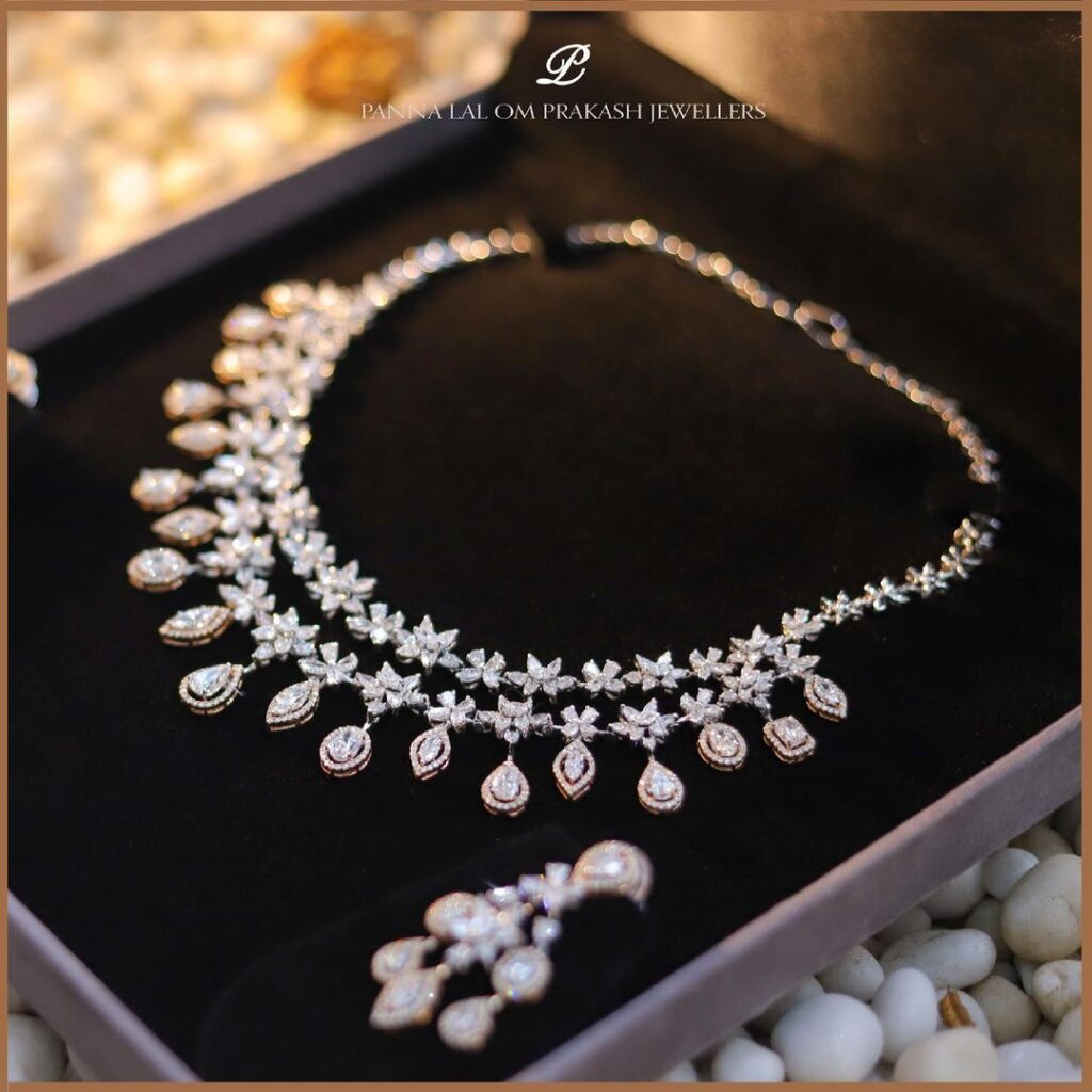 diamond jewellery necklace designs