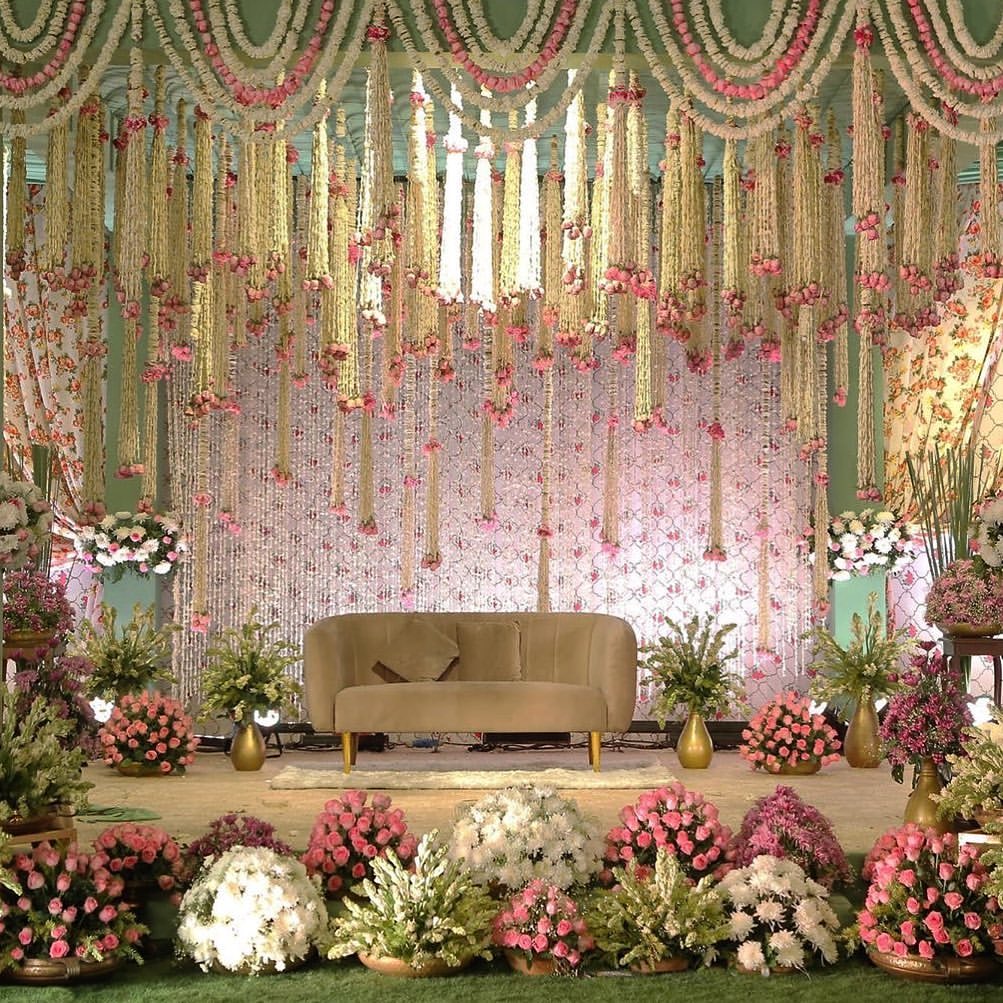 101 Wedding Stage Decoration Ideas || Latest, Low-Budget, & Simple ...