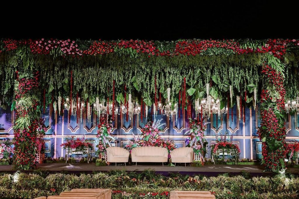 Simple Wedding Stage Decoration