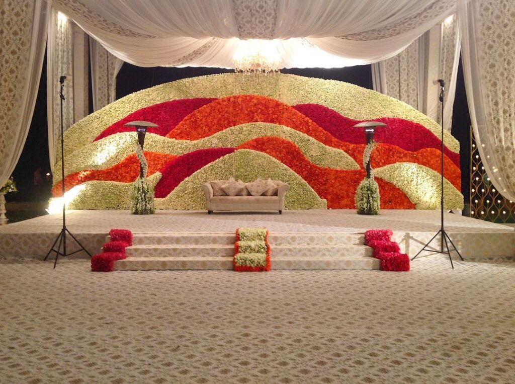 Simple Wedding Stage Decoration