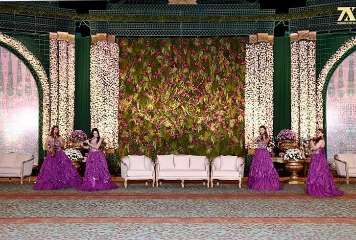 Simple Wedding Stage Decoration