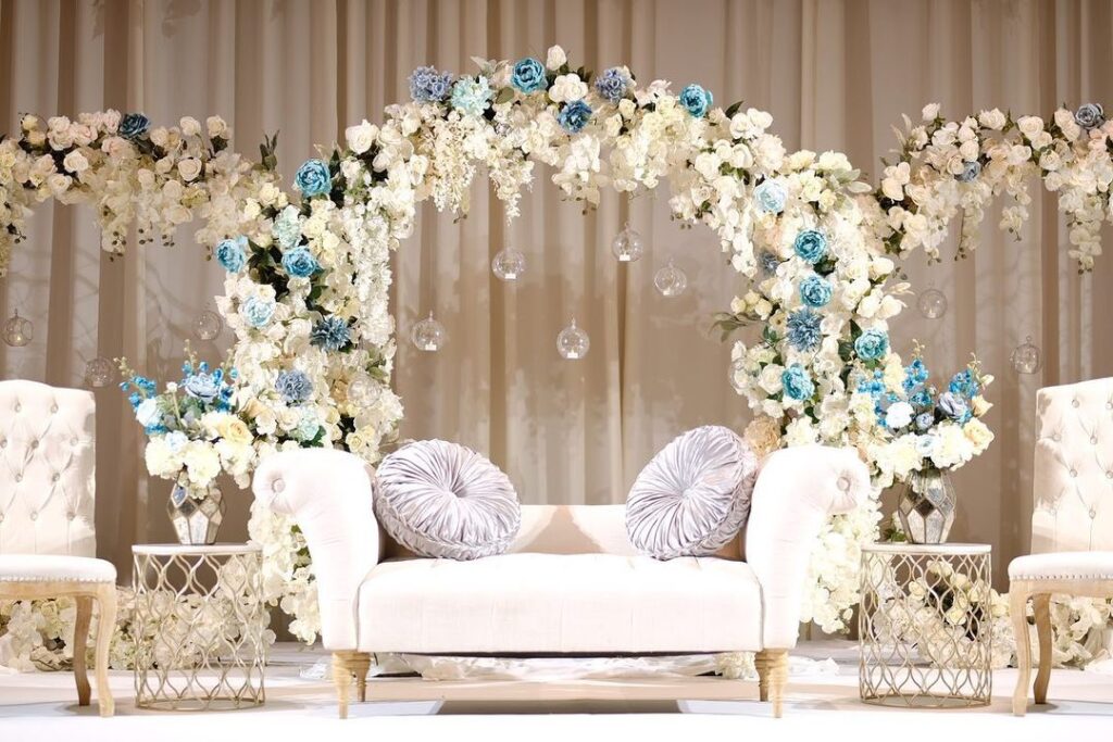 Simple Wedding Stage Decoration