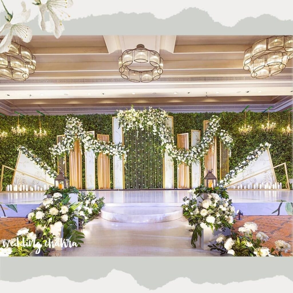 Low-Budget Wedding Stage Decoration