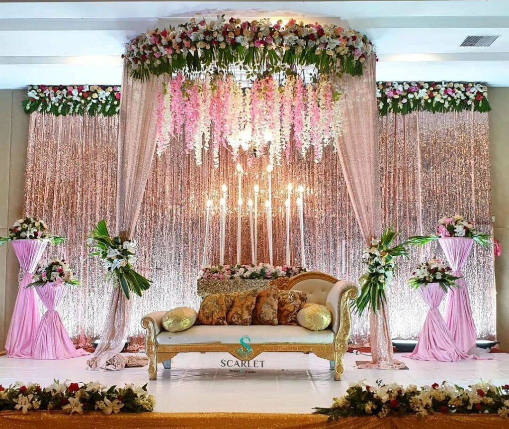 Low-Budget Wedding Stage Decoration