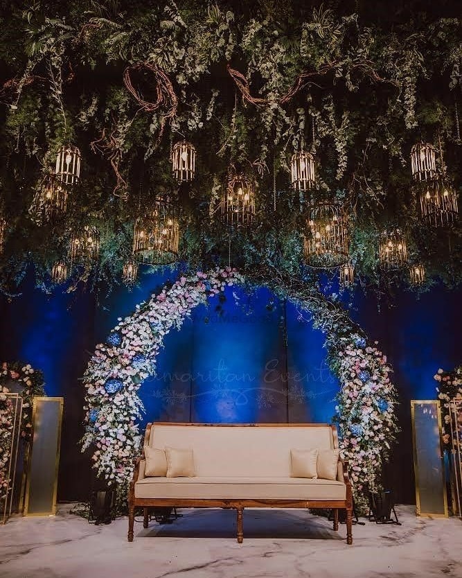 Low-Budget Wedding Stage Decoration