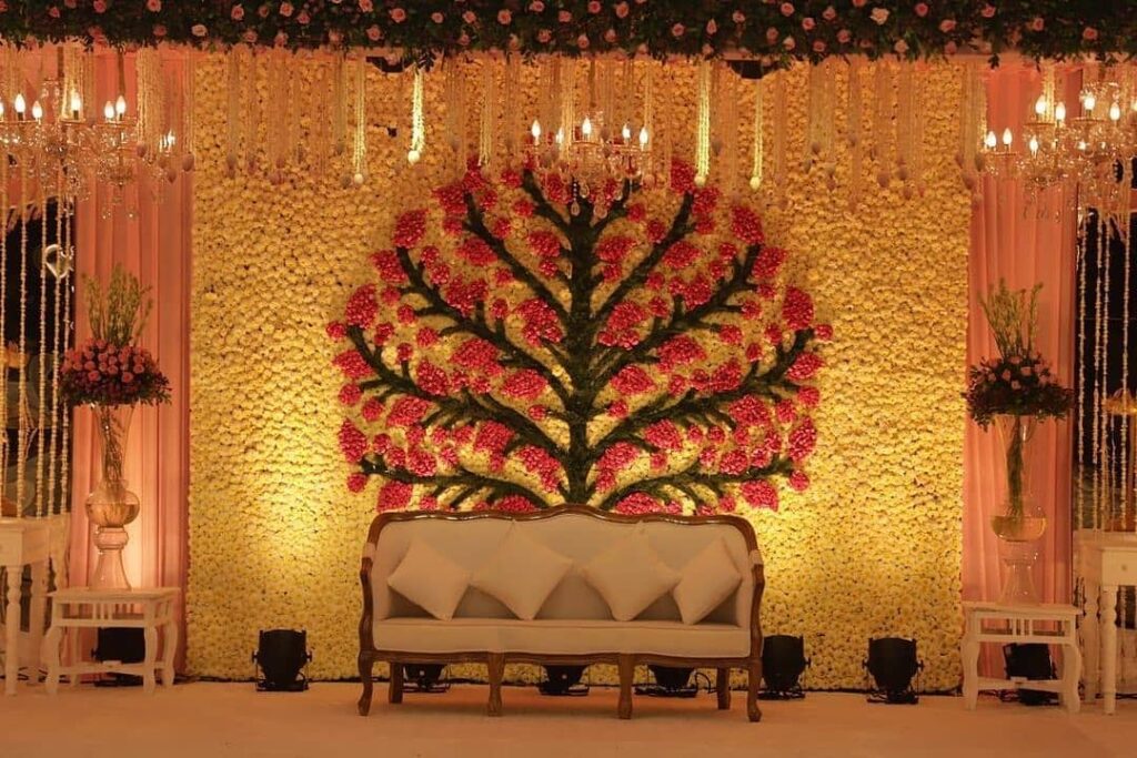 Low-Budget Wedding Stage Decoration