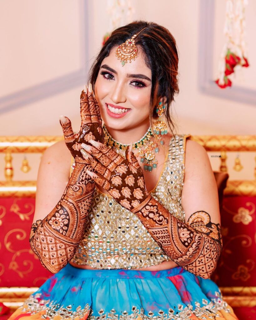 Stylish Full Hand Mehndi Design