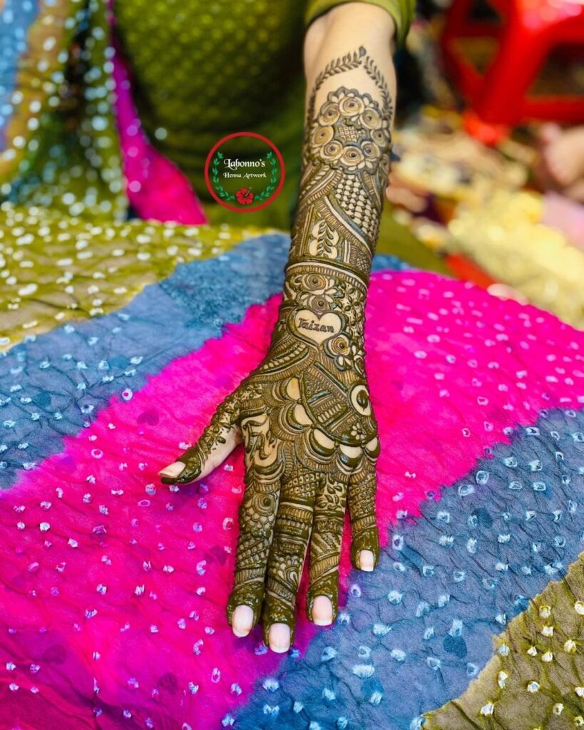 Bridal Full Hand Mehndi Design