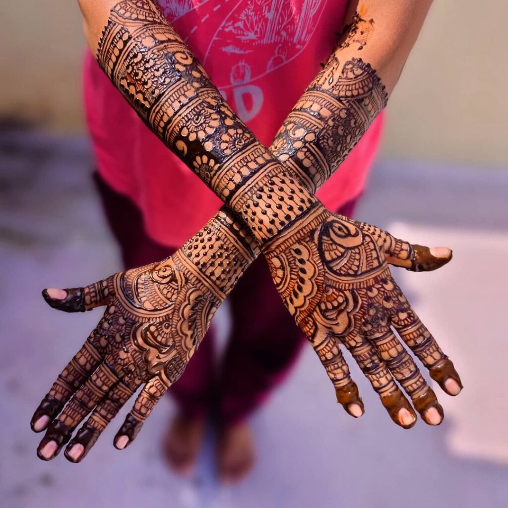 New Full Hand Mehndi Design