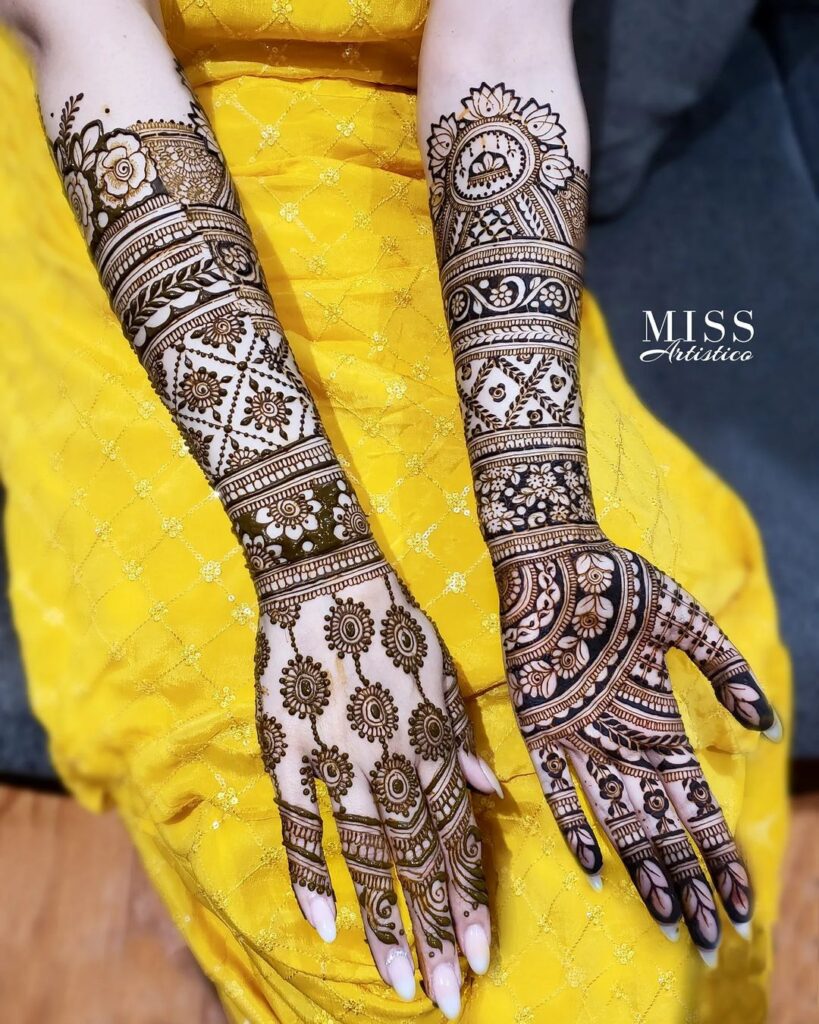 New Full Hand Mehndi Design