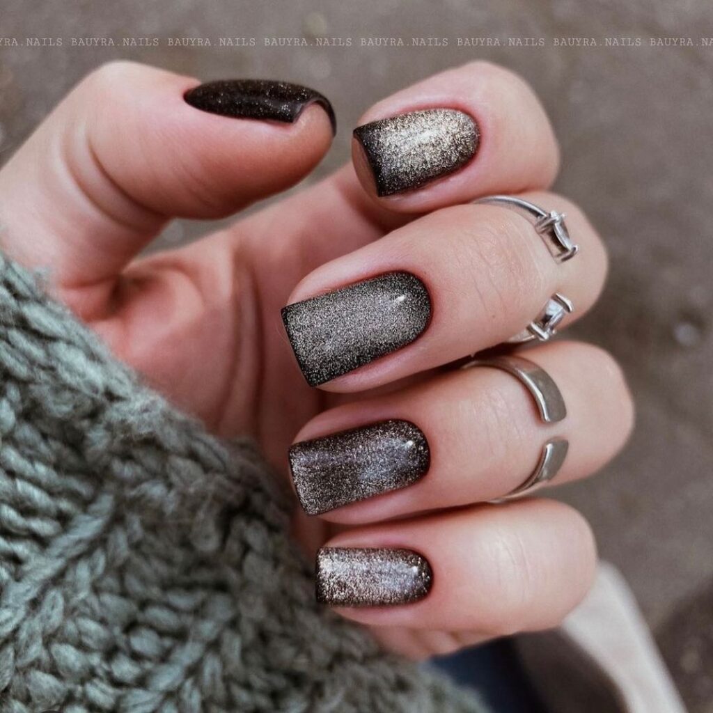 Glitter Ombre Nails