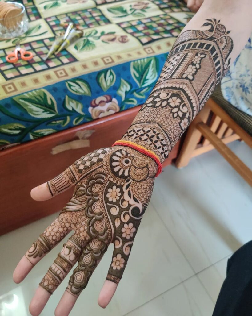 Full Hand Mehndi Design