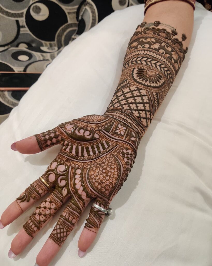 Full Hand Mehndi Design