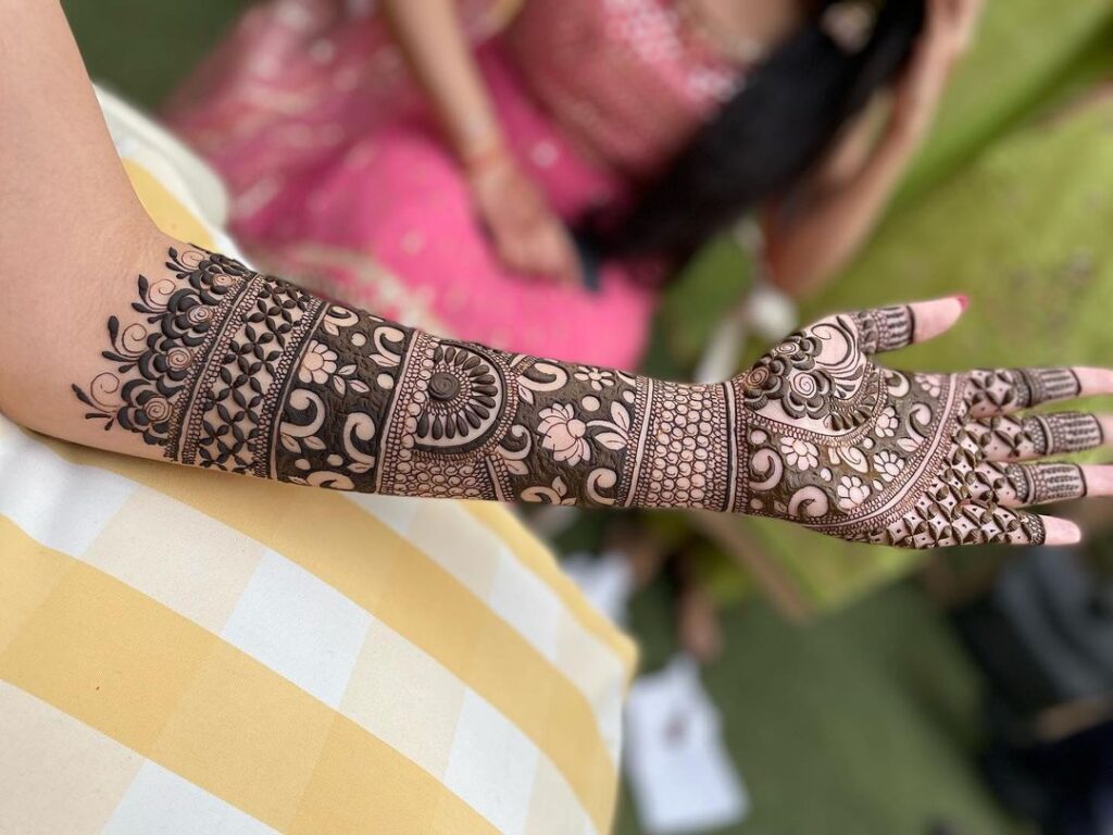 Full Hand Mehndi Design