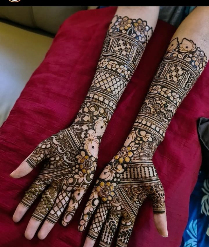 Full Hand Mehndi Design