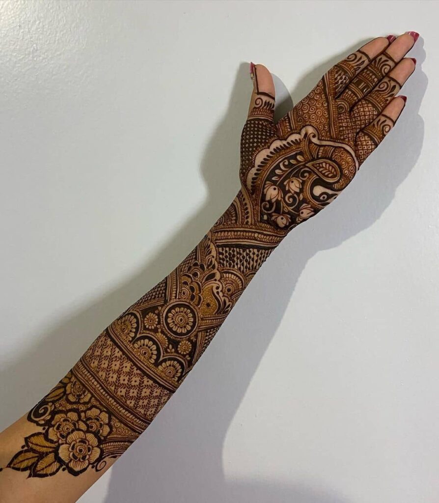 Full Hand Mehndi Design