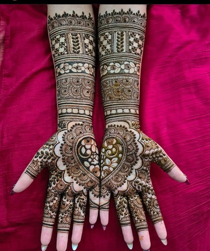 Full Hand Mehndi Design