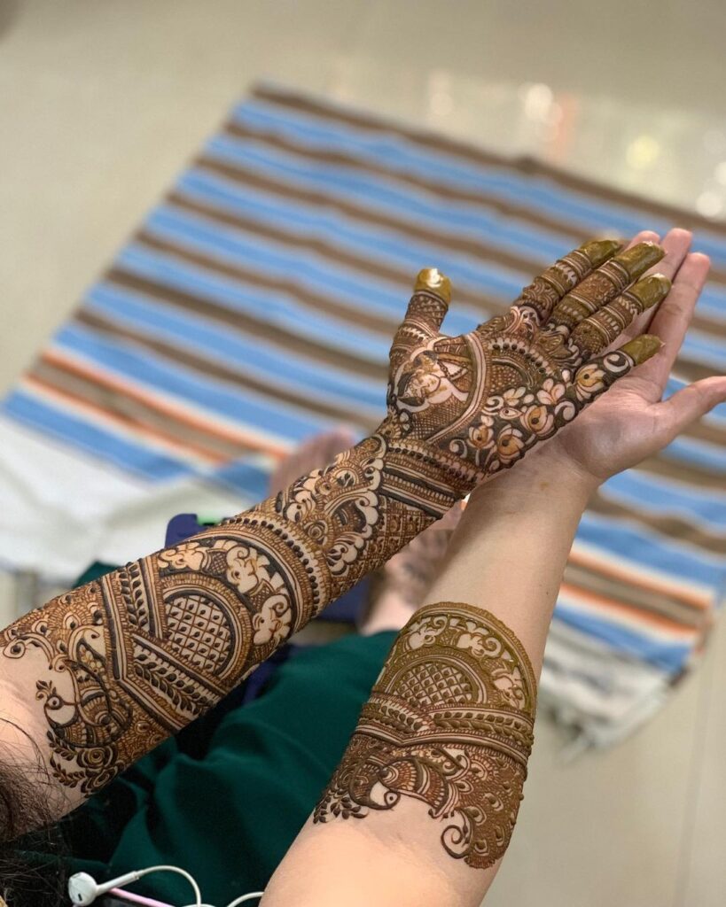 Full Hand Mehndi Design