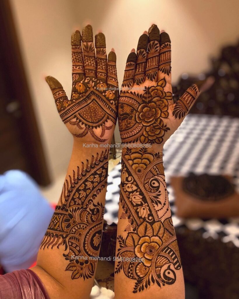 Full Hand Mehndi Design Beautiful