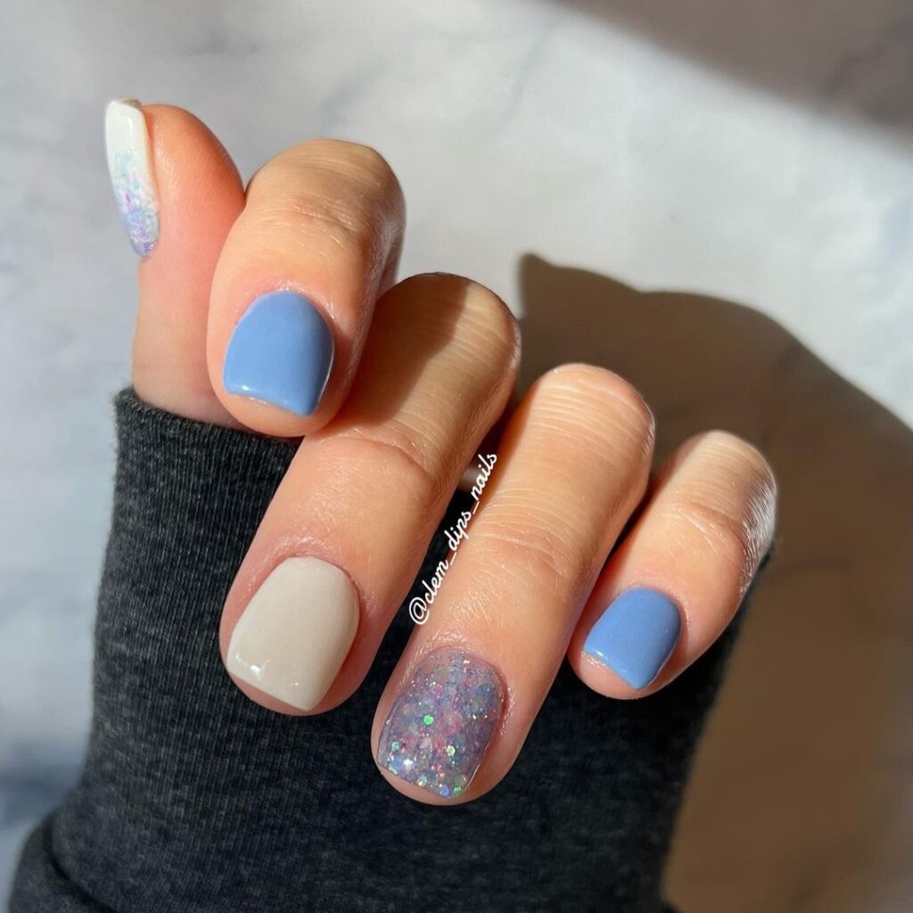  Glitter Ombre Nails