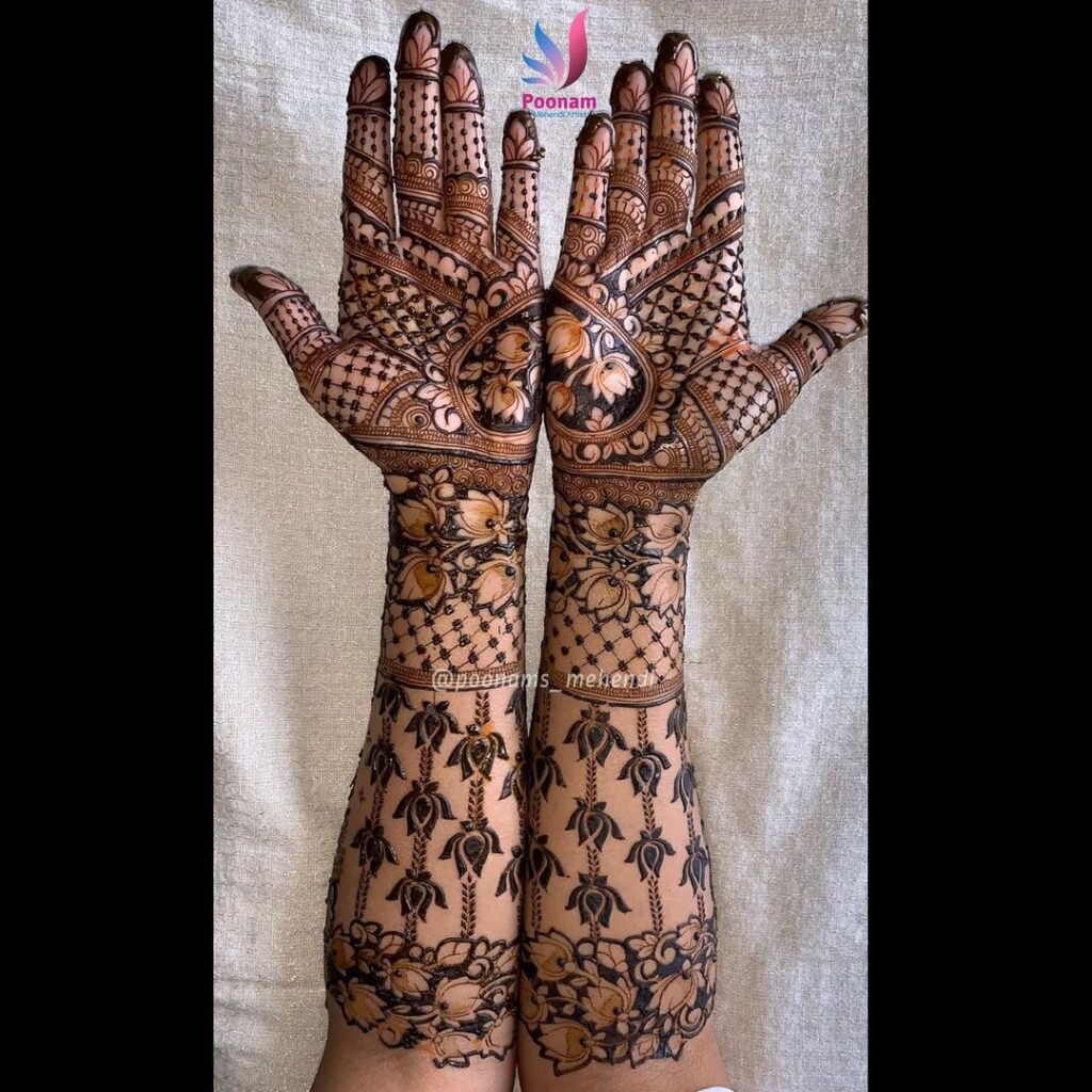 Full Hand Mehndi Design Beautiful