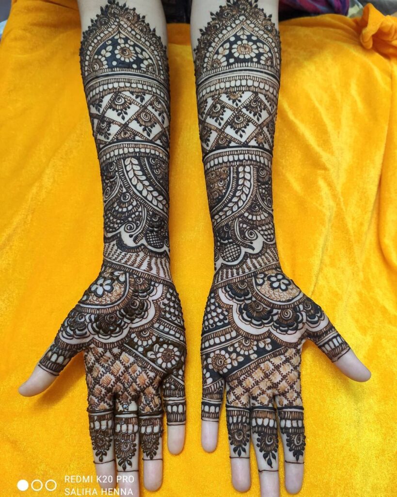 Full Hand Mehndi Design Beautiful