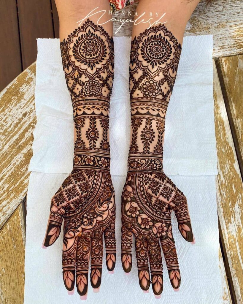 Full Hand Mehndi Design 2022