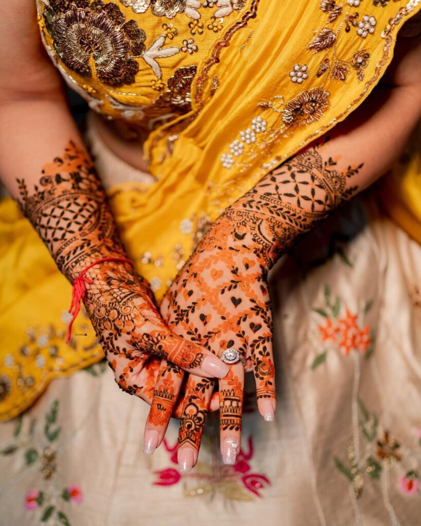 Bridal Full Hand Mehndi Design