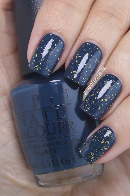 Galaxy Glitter Nails