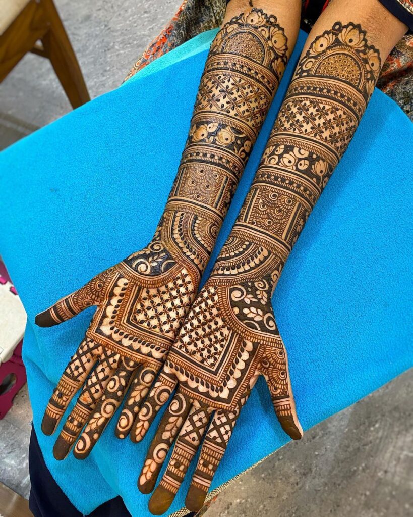 Simple Full Hand Mehndi Design