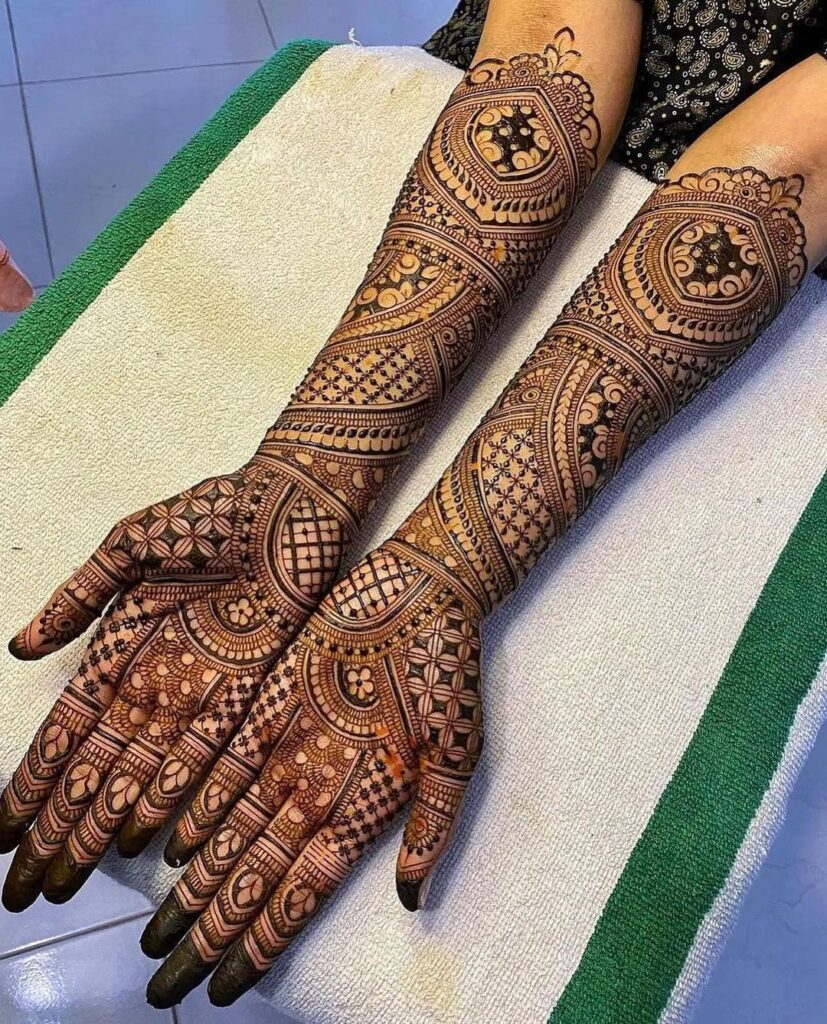 Simple Full Hand Mehndi Design