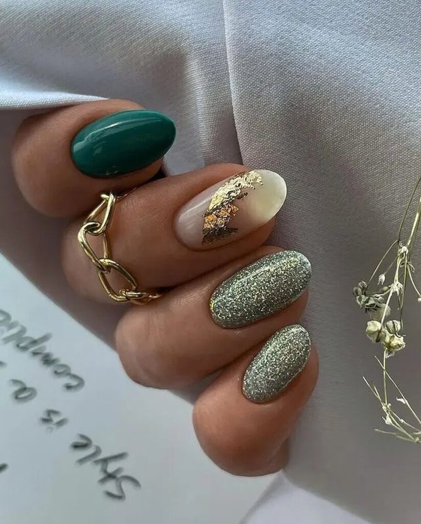 Ombre Glitter Nails