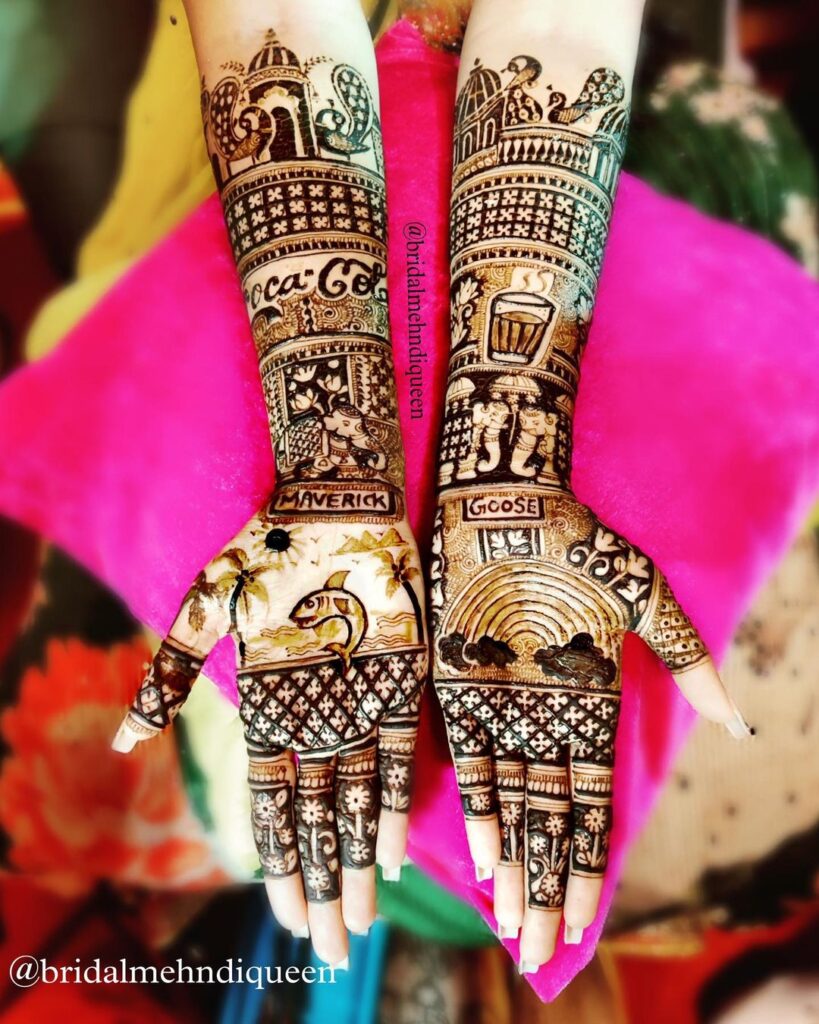 Full Hand Mehndi Design