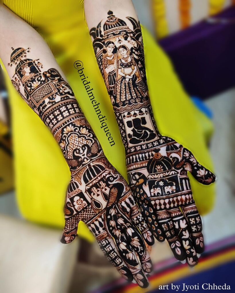 Full Hand Mehndi Design