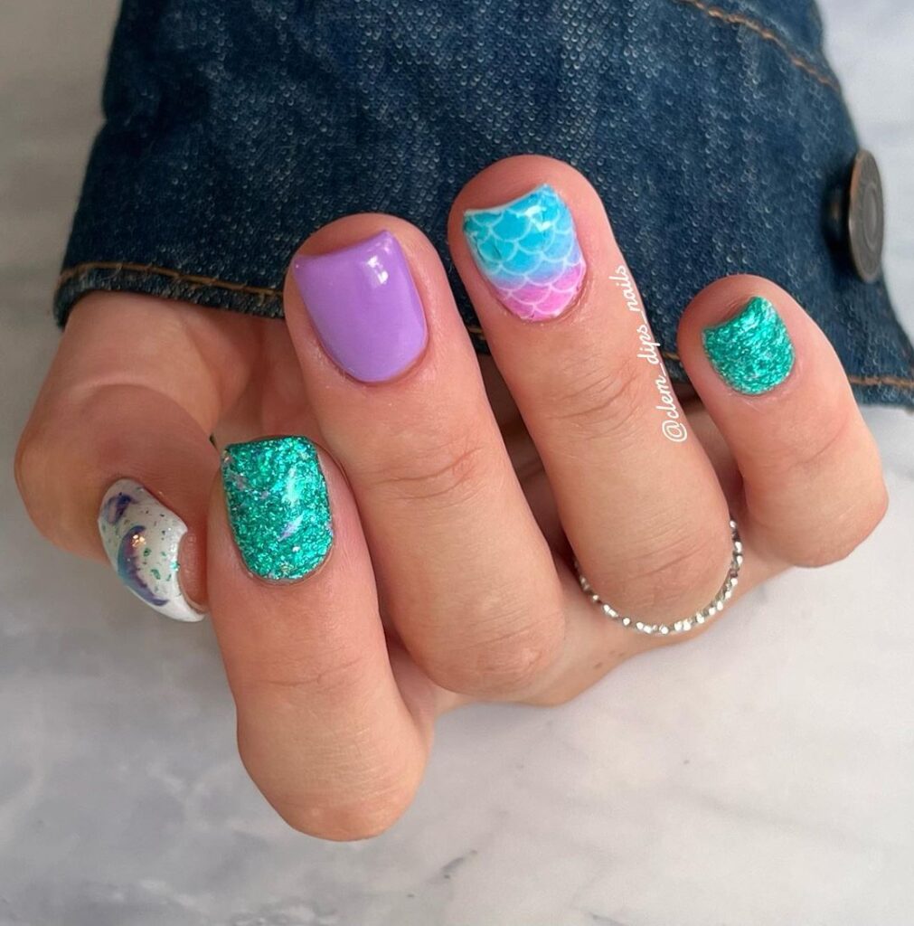 Glitter Nails Unique